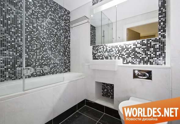 дизайн ванной комнаты, ванная комната, плитка для ванной комнаты, плитка, настенная плитка, мозаичная плитка